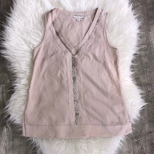 Banana Republic formal beaded blouse top BOGO NYE